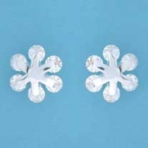 SPC CLIP SET CZ FLOWER STUD            =