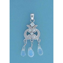 SPC CZ/OPAL CRYSTAL CHANDELIER SET     =