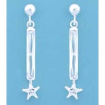 SPC BAGETTE CZ /CZ STAR DROPS          =