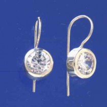 SPC CZ WIRE FITTING DROP EARRINGS