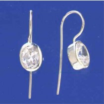 SPC OVAL CZ WIRE FITTING DROPS         =