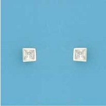 SPC 3mm SQUARE CZ STUDS