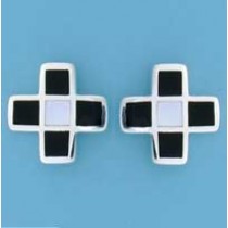 SPC M.O.P/ONYX CHECKERED INLAY PLUS STUD