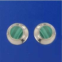 SPC 8mm MALACITE STUD/3mm PLAIN RIM    =