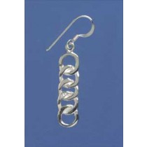 SPC 27mm CURB CHAIN DROP EARRINGS      =