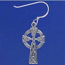 SPC CELTIC CROSS DROP EARRINGS         =