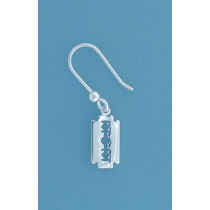 SPC 14x7mm RAZOR BLADE DROP EARRINGS   =