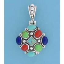 SPC MULTI STONE PENDANT