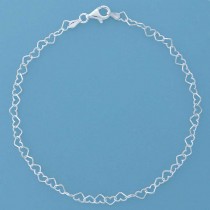 SPC TINY LINKED HEARTS ANKLET
