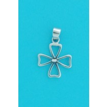 SPC 16mm CUTOUT FOURLEAF CLOVER PEND   =