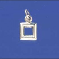 SPC 10mm CUTOUT TUBULAR SQUARE PENDANT