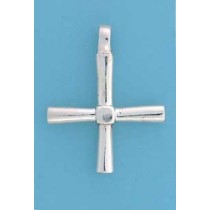 SPC 30x30mm FANCY CROSS PENDANT