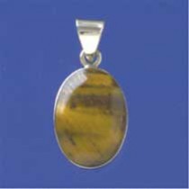 SPC STONE PENDANT 19x14mm TIGER-EYE