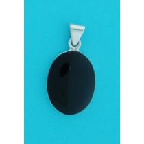 SPC STONE PENDANT 22x16mm ONYX