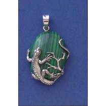 SPC CLIMBING LIZARD 25x20 OVAL MAL.PEND=