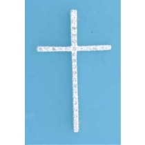 SPC 44x26mm CZ SET CROSS PENDANT       =