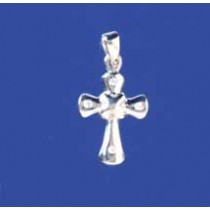 SPC 16x12 WIRE WRAPPED CZ SET CROSS