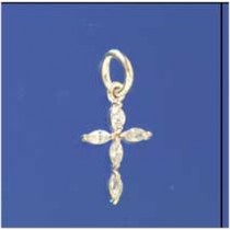 SPC 18x13mm MARQUIS CZ SET CROSS       =