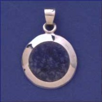 SPC 20mm ROUND SODALITE PENDANT