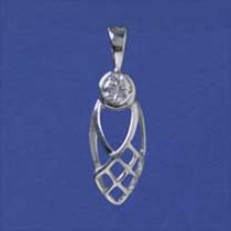 SPC LATTICE DESIGN CZ PENDANT          -