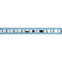 SPC 8mm CUBES AND BEADS T BAR BRACELET =