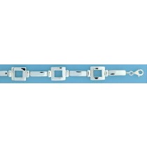 SPC OPEN SQUARES BARLINK BRACELET      =