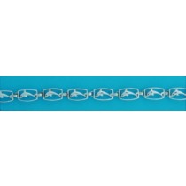 SPC LINKED DOLPHINS IN SQUARES BRACELET