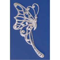 SPC CUTOUT CAST BUTTERFLY BROOCH       -