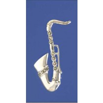 SPC MARCASITE SAXAPHONE BROOCH         -