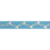 SPC MULTI STONE ART-NOUVEAU BRACELET   =