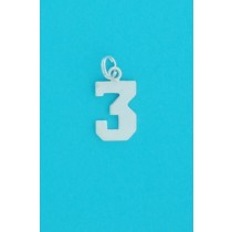 SPC 13mm NUMBER THREE PENDANT          =