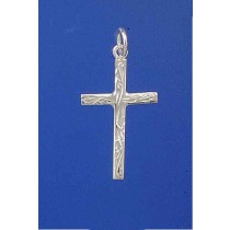 SPC 27x17x2.5x2.5mm ENGRAVED CROSS     =