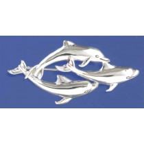 SPC 3 DOLPHIN BROOCH                   =