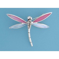 SPC 60mm INLAID M.O.P DRAGONFLY BROOCH =