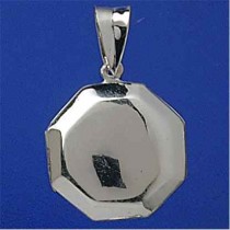 SPC 21mm PLAIN HEXAGONAL LOCKET        =