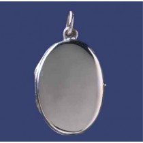 SPC 23x17 PLAIN FLAT OVAL LOCKET