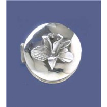 SPC ROUND PILLBOX WITH FLOWER PENDANT  =