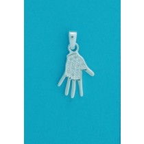 SPC HIGH 5 HAND WITH CZ SET PALM PENDANT