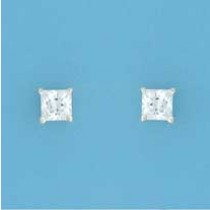 SPC 5mm CLAW SET SQUARE CZ STUD        =