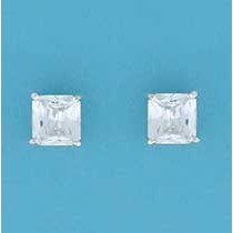 SPC 8mm CLAW SET SQUARE CZ STUD        =
