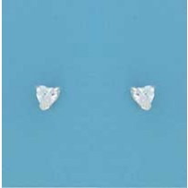 SPC 4mm CLAW SET HEART CZ STUD         =