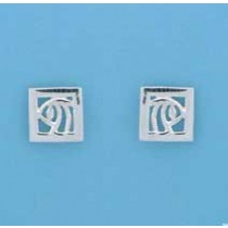 SPC 12mm SQUARE RM STYLE ROSE STUDS    =