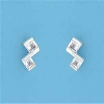 SPC 2 DIA SHAPE CZ FANCY STUDS         =