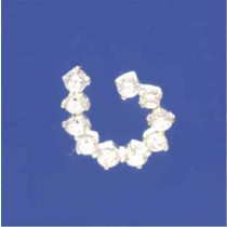 SPC CZ U SHAPE STUDS