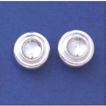 SPC 6mm CRYSTAL PLAIN RIM STUD