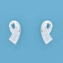 SPC CZ SET COMMA STUDS                 =