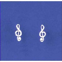 SPC TINY TREBLE CLEF STUDS             =