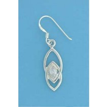 SPC MARQUISE CZ FANCY DROP EARRINGS