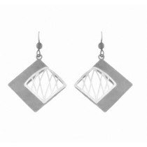 SPC FANCY SQUARE CUTOUT DROP EARINGS