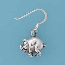 SPC SMALL PORKY PIG DROP EARRINGS